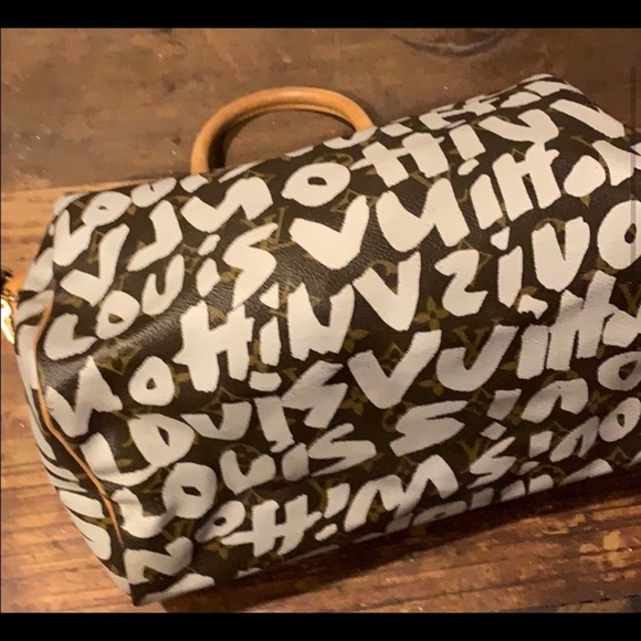 Louis Vuitton graffiti bag speedy - Picture 3 of 7